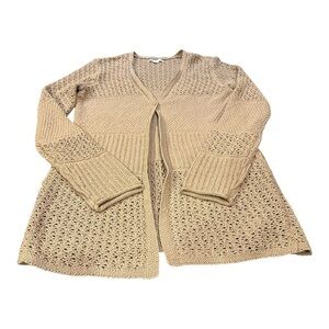 American Eagle Outfitters Tan Knit Cardigan